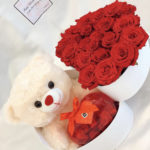 Valentines box with teddy